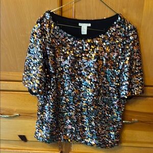 NWOT Sequin Embellished Women's Top